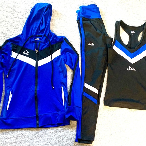 3 piece set yoga outfits in various colors - Picture 1 of 5